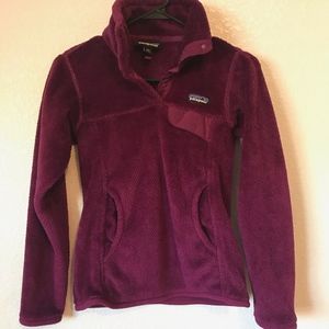 Patagonia Purple fleece pullover sweater XXS